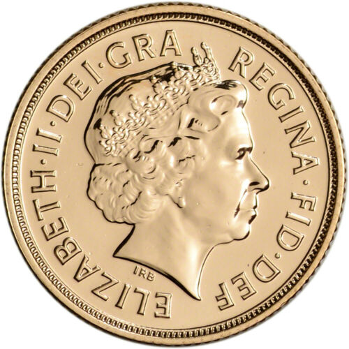 Great Britain Gold Sovereign (.2354 Oz) - Elizabeth Ii Tiara Bu - Random Date