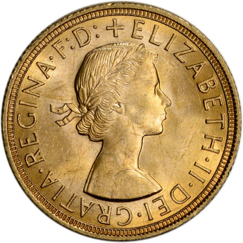 Great Britain Gold Sovereign (.2354 Oz) - Elizabeth Ii Laureate Bu - Random Date